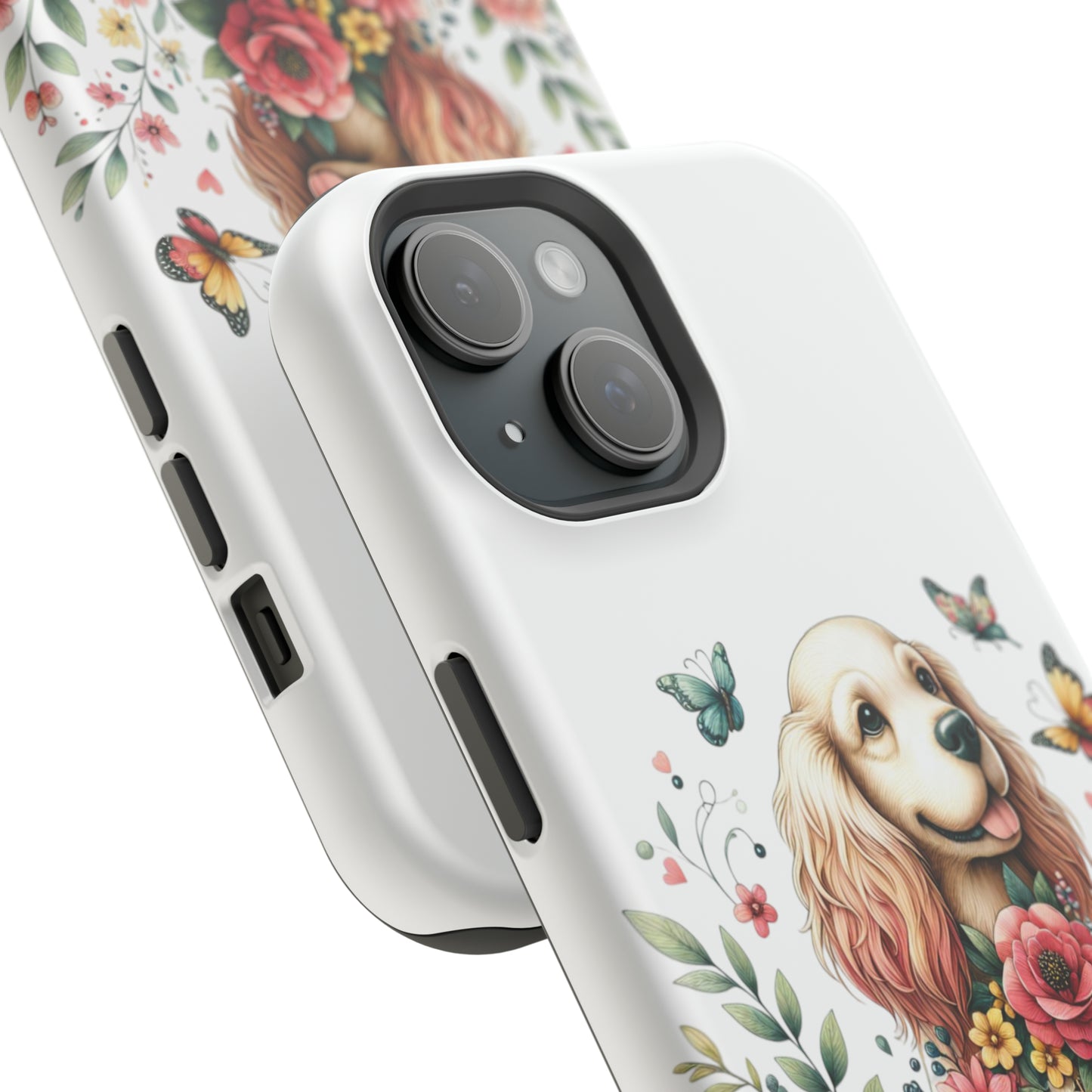 Floral Dog - Impact-Resistant Cases