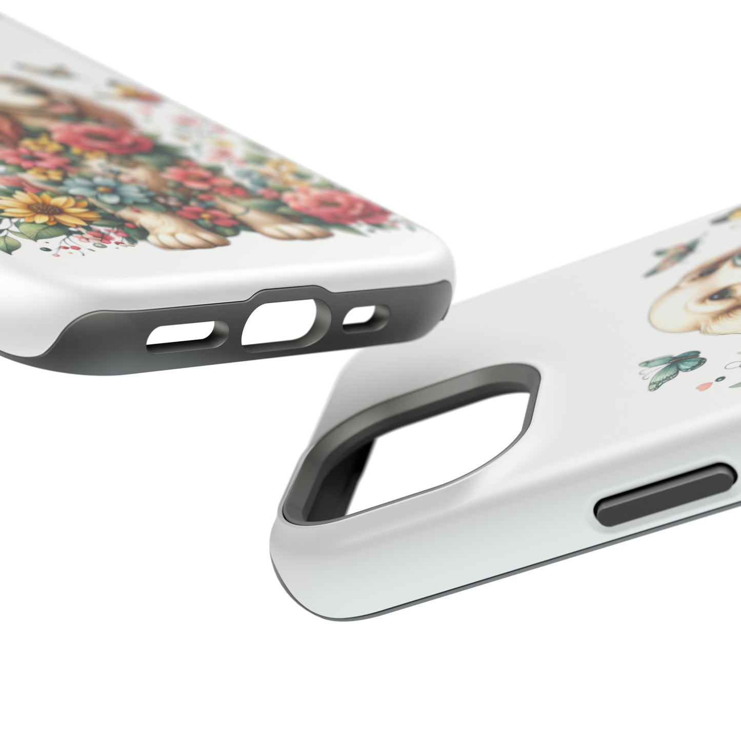 Floral Dog - Impact-Resistant Cases