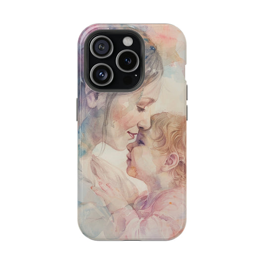 Mom watercolor - MagSafe Tough Cases