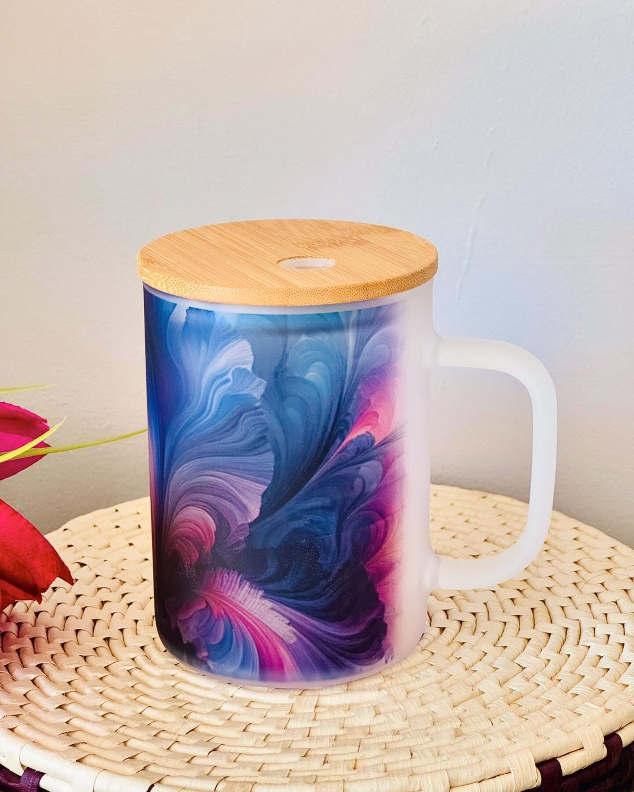 Frosted Mug  – Elegance of nature