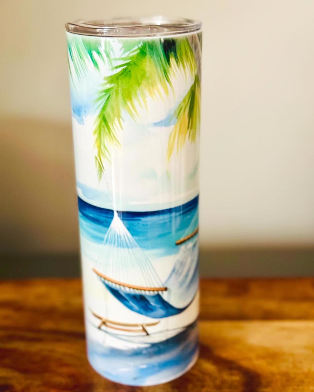 Tumbler – Beach-print Tumbler