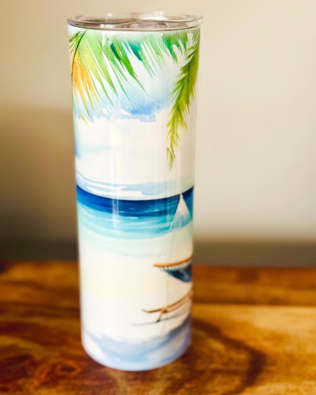 Tumbler – Beach-print Tumbler