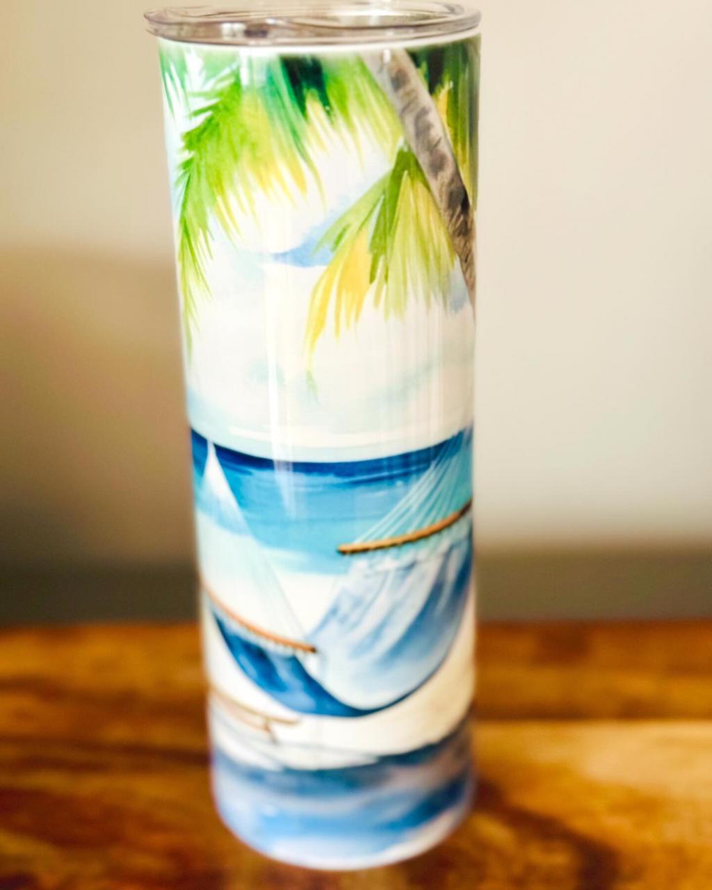 Tumbler – Beach-print Tumbler