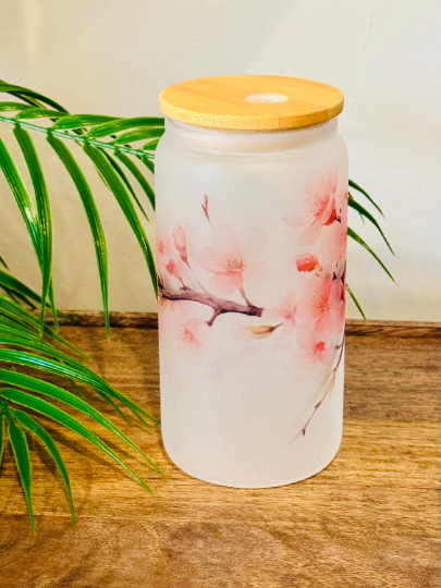 Frosted Cup - Cherry Blossom print