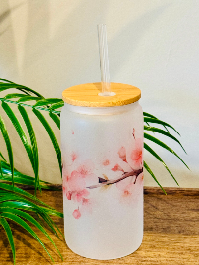 Frosted Cup - Cherry Blossom print