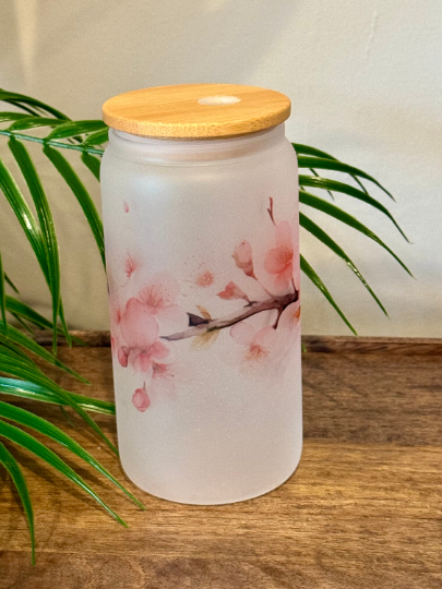 Frosted Cup - Cherry Blossom print