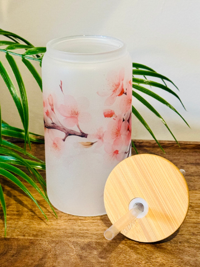 Frosted Cup - Cherry Blossom print