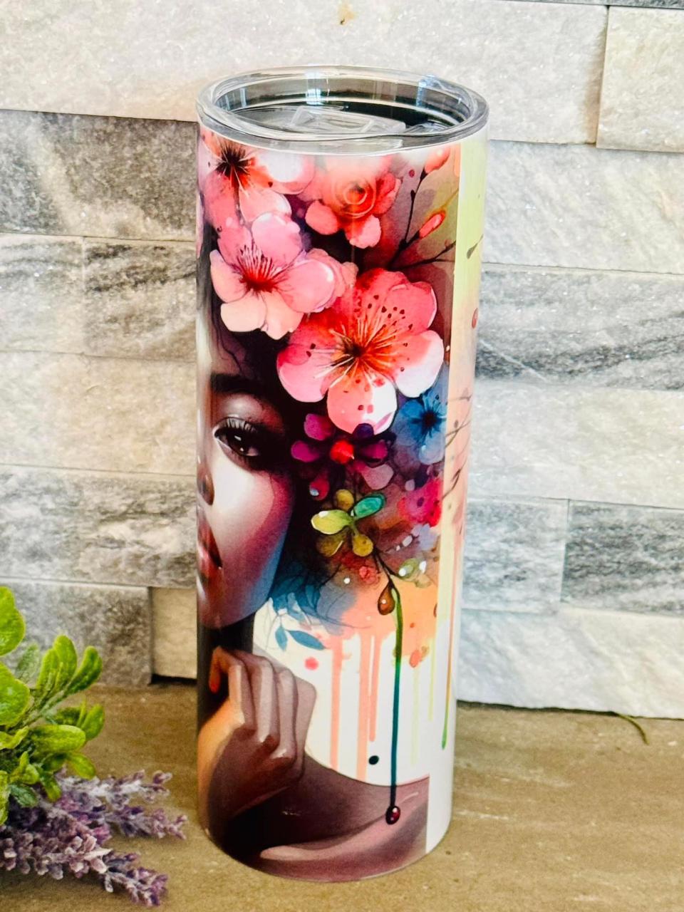 Tumbler –Floral women print