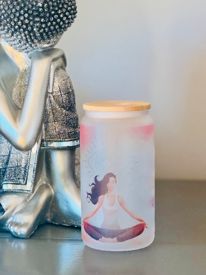 Frosted Cup - Yoga print